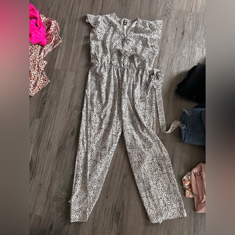 Stylish Black and White Jumpsuit